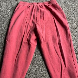 Pink joggers. Size L.